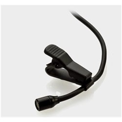 Miniature lapel mic - black with 4-pin mini-XLR