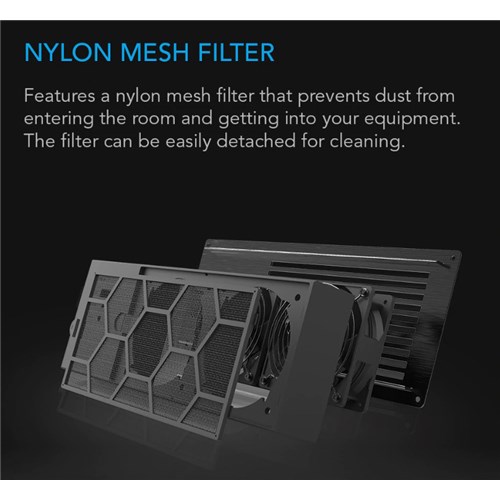 Airframe T7 N Cupboard cooler Dual 120mm Fans - INTAKE USB Powerpack incl. WHITE