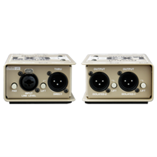 Radial LX-3 - Line Level splitter, passive with 1-input, up to 3 outs (2 Jensen isolated outputs) 