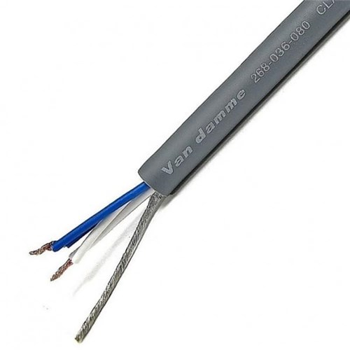 TourGrade Classic XKE starquad microphone cable, Grey 100m