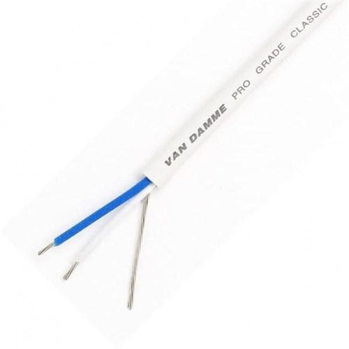 Pro Grade Classic XKE 1 pair install cable, White 100m