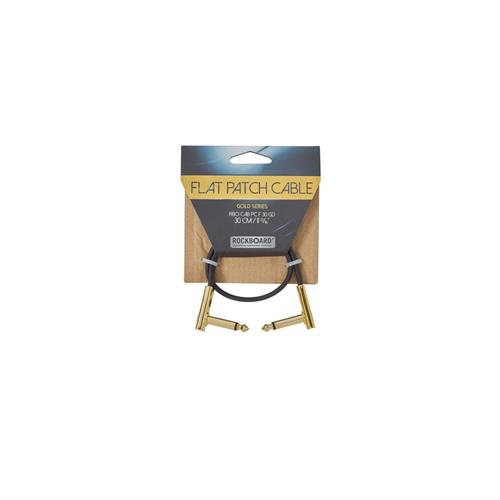 RockBoard Flat Patch Cable Gold.  30cm