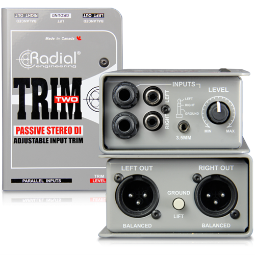 Radial TRIM-TWO - Passive DI for laptops, smart-phones, tablets etc.