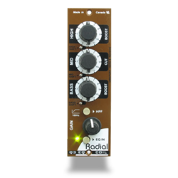 Radial Q3 500 - Induction coil EQ w/ 3 preset bands, intensity shift, and gain makeup 