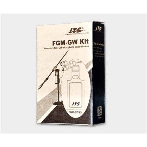 FGMGW Accessory kit for FGM microphones, 1M female to female 3-pin XLR and pouch