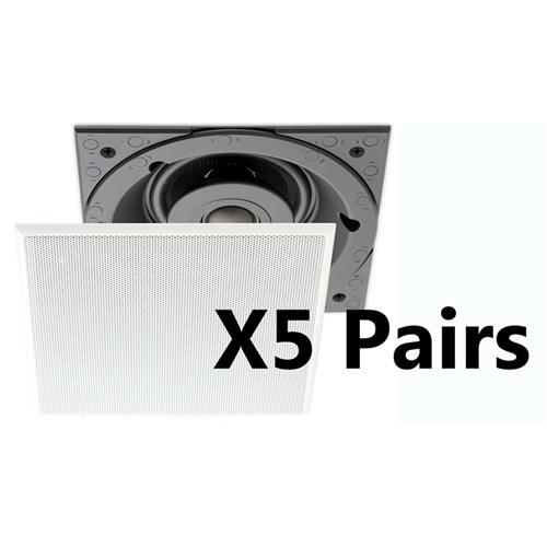 VP6SQ 6in Adapter w Grille 5pk (5x pairs) Visual Performance Sonance